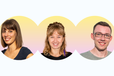 Drei Personen als KNOWBODY Team