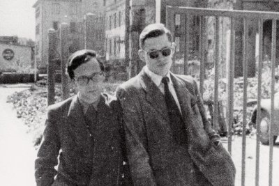 Gerd A. Müller und Dieter Rams (um 1950) Gerd A. Müller und Dieter Rams (um 1950)