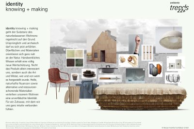 Naturhaft: identity knowing + making konzentriert sich auf naturnahe Designs.