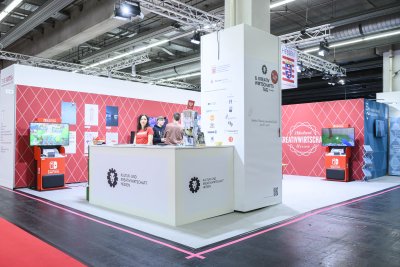 Messestand der Kreativwirtschaft auf der Buchmesse