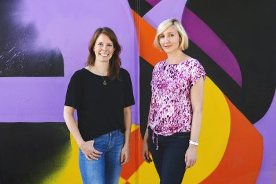 Das Team der Geschäftsstelle: Daniela Hartmann und Susanne Stöck