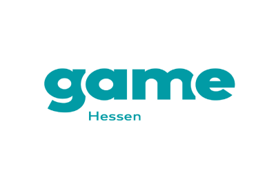 Grünes Game Hessen Logo auf weißem Grund