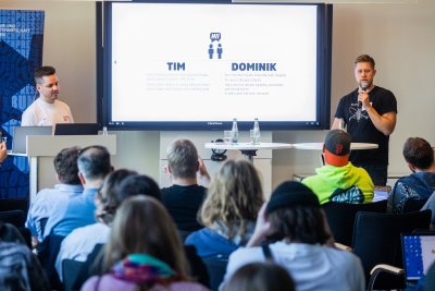 Tim Ahlert (headup) und Dominik Plaßmann (Sluggerfly) zu der Frage, wie man frühzeitig das Marktpotenzial einer Game-Idee testet