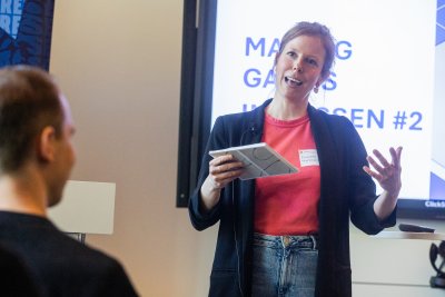 Daniela Hartmann, Projektmanagerin Geschäftsstelle Kreativwirtschaft, führte durch das Programm